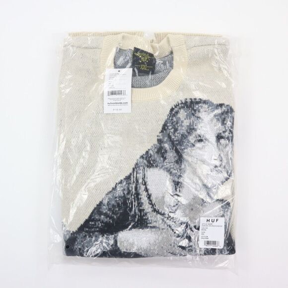 Huf x Smashing Pumpkins Star Girl Crewneck Sweater 2XL XXL - NWT NEW - Picture 5 of 12